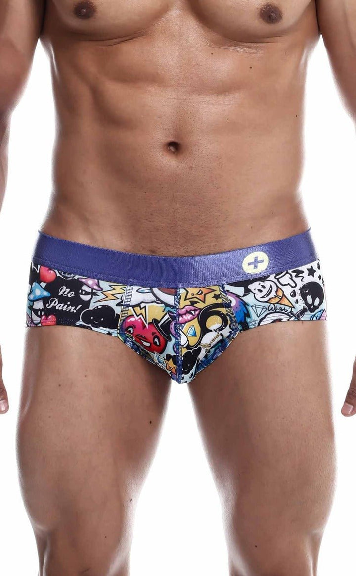 MaleBasics Hipster Brief Comics – Low-Rise Mid-Thigh Men’s Designer Underwear