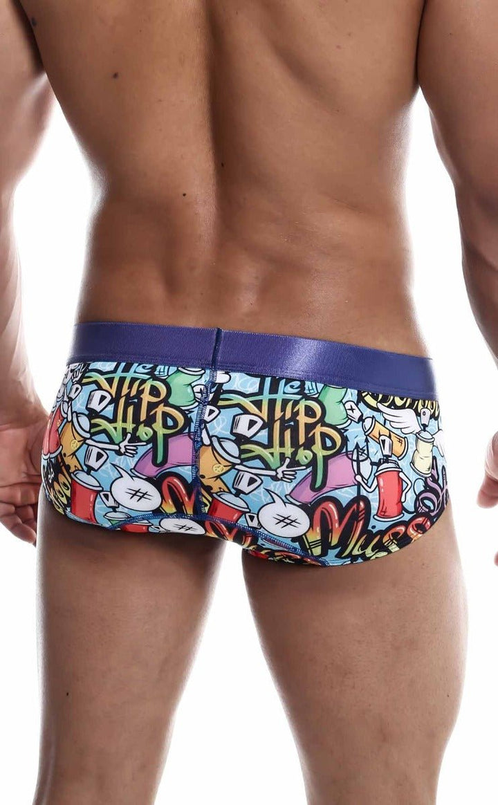 MaleBasics Hipster Brief Comics – Low-Rise Mid-Thigh Men’s Designer Underwear