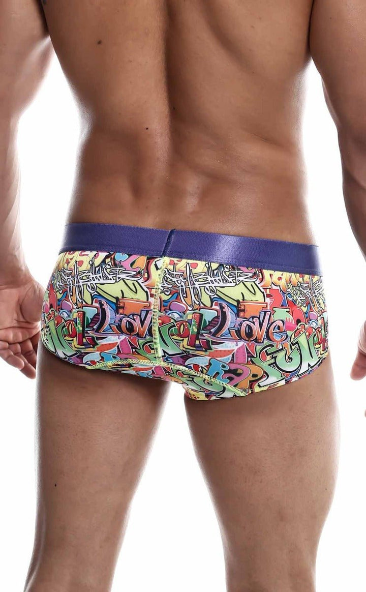 MaleBasics Hipster Brief Comics – Low-Rise Mid-Thigh Men’s Designer Underwear
