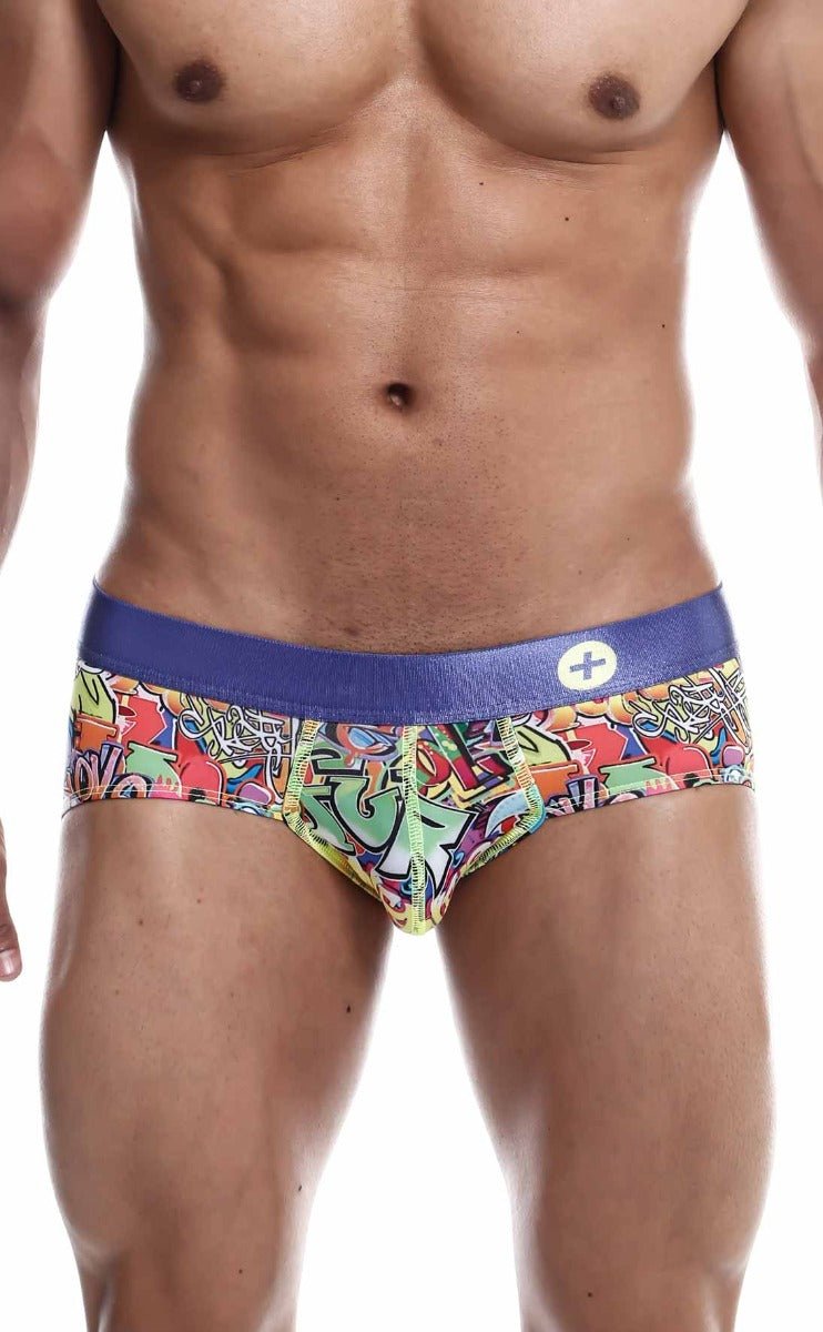 MaleBasics Hipster Brief Comics – Low-Rise Mid-Thigh Men’s Designer Underwear