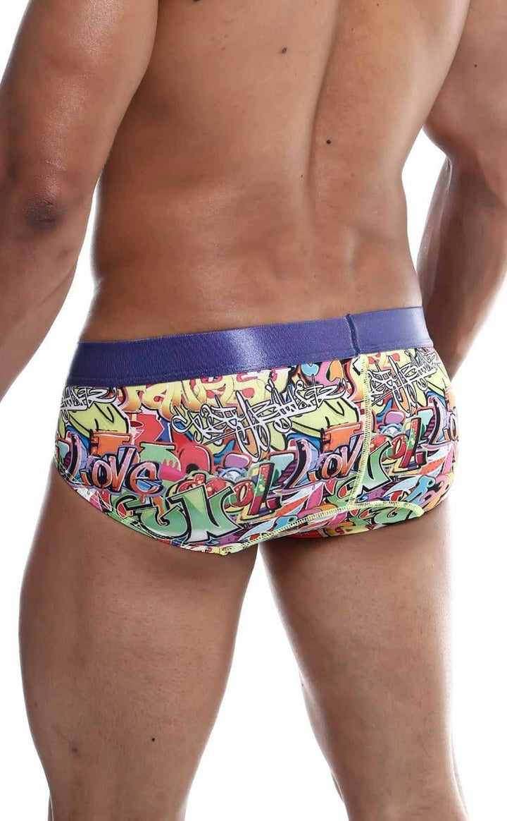 MaleBasics Hipster Brief Comics – Low-Rise Mid-Thigh Men’s Designer Underwear