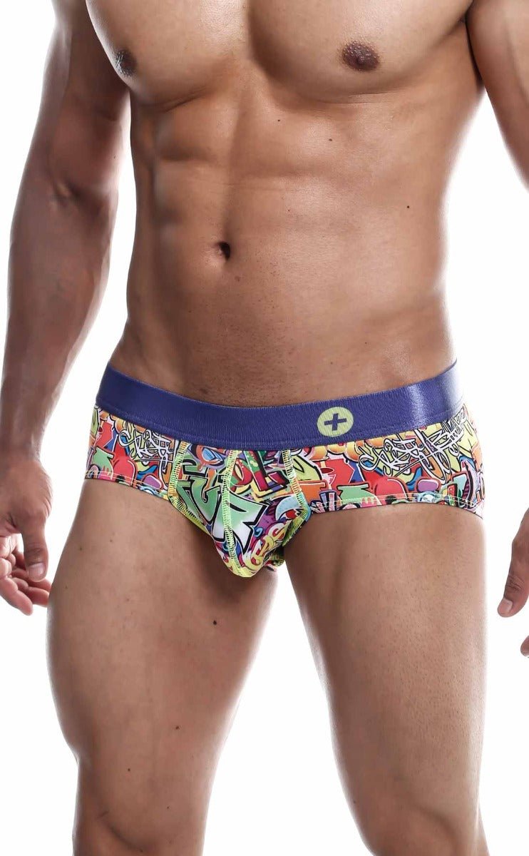 MaleBasics Hipster Brief Comics – Low-Rise Mid-Thigh Men’s Designer Underwear