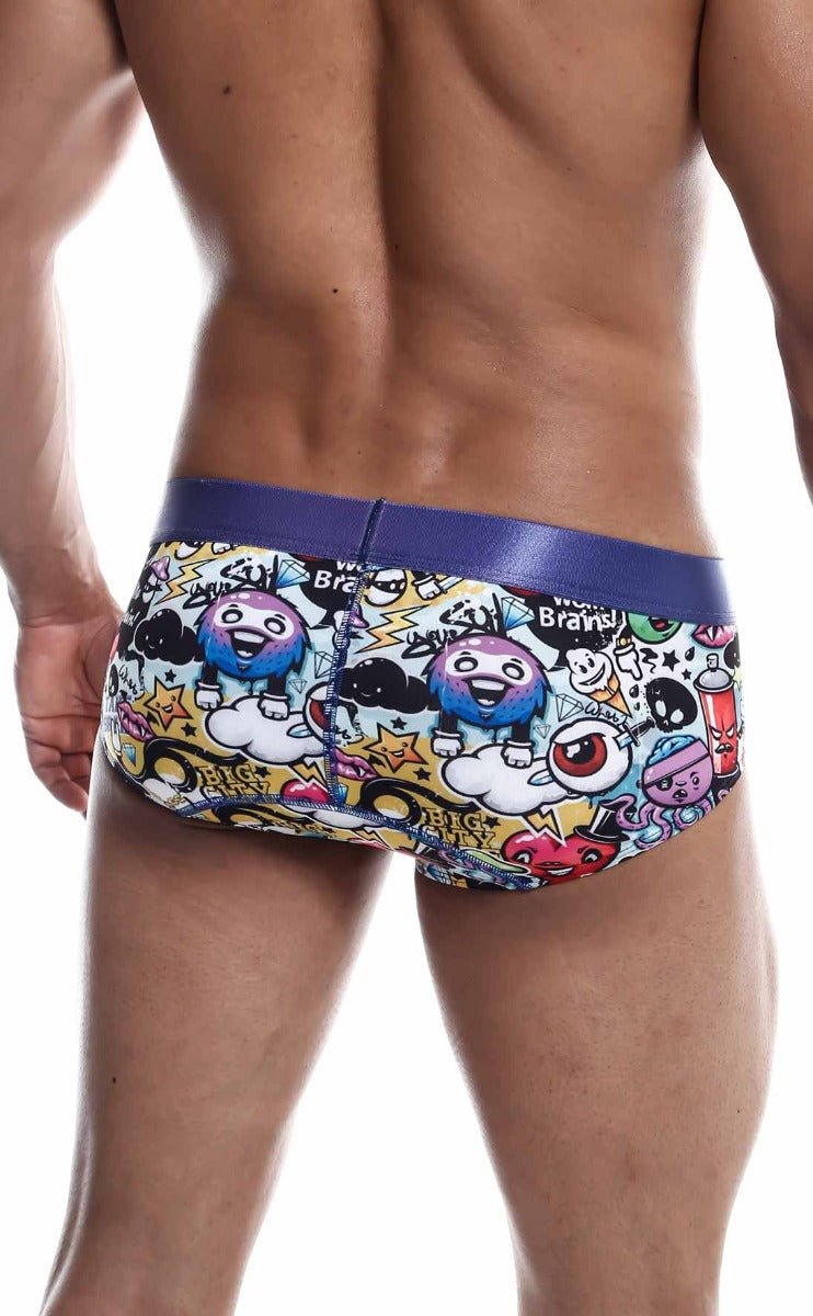 MaleBasics Hipster Brief Comics – Low-Rise Mid-Thigh Men’s Designer Underwear
