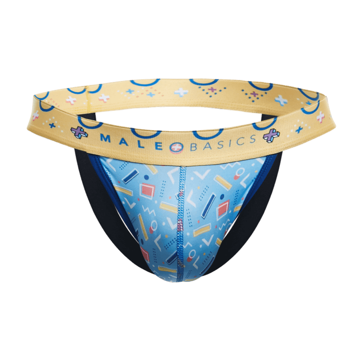 MaleBasics Hipster Jockstrap Comics – Low-Cut Microfiber Men's Athletic Supporter