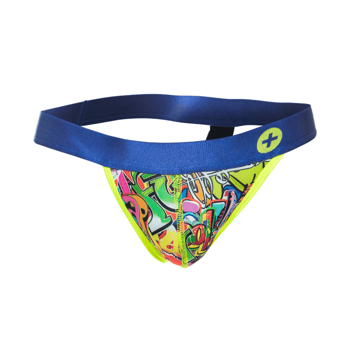 MaleBasics Hipster Jockstrap Comics – Low-Cut Microfiber Men's Athletic Supporter