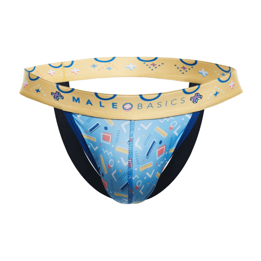 MaleBasics Hipster Jockstrap Comics – Low-Cut Microfiber Men's Athletic Supporter