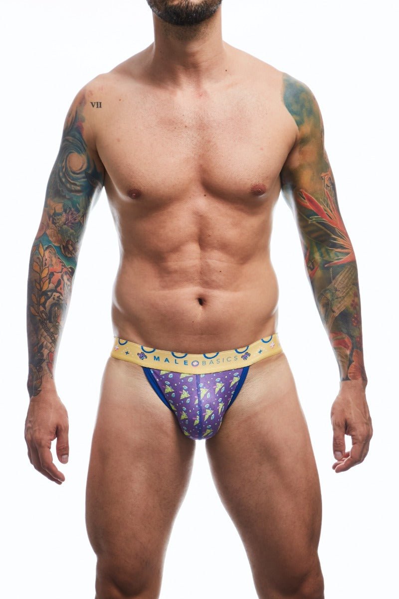 Malebasics Men's Hipster Jockstrap – Breathable Microfiber & Lycra Athletic Support