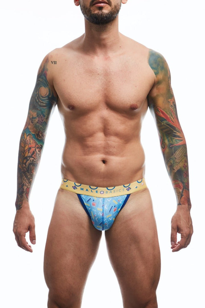 Malebasics Men's Hipster Jockstrap – Breathable Microfiber & Lycra Athletic Support