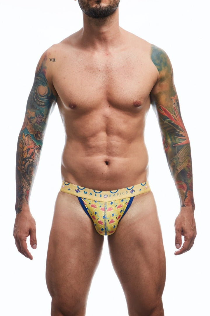 Malebasics Men's Hipster Jockstrap – Breathable Microfiber & Lycra Athletic Support