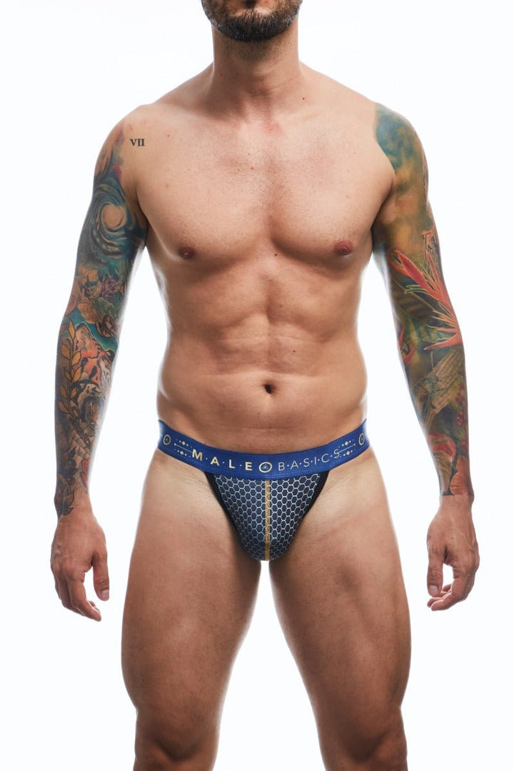 Malebasics Men's Hipster Jockstrap – Breathable Microfiber & Lycra Athletic Support