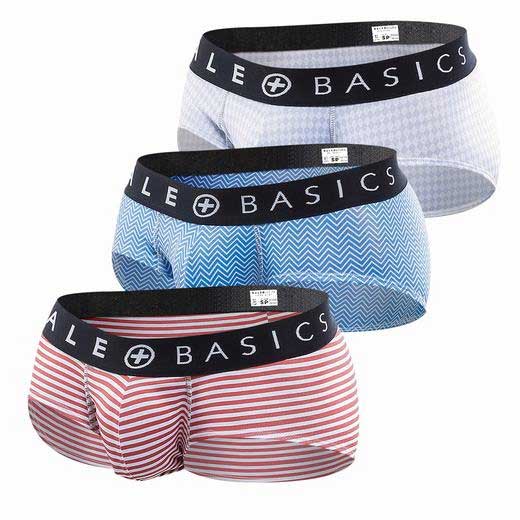MaleBasics Men's Brief 3-Pack – Premium Cotton Stretch Briefs with Supportive Front Pouch