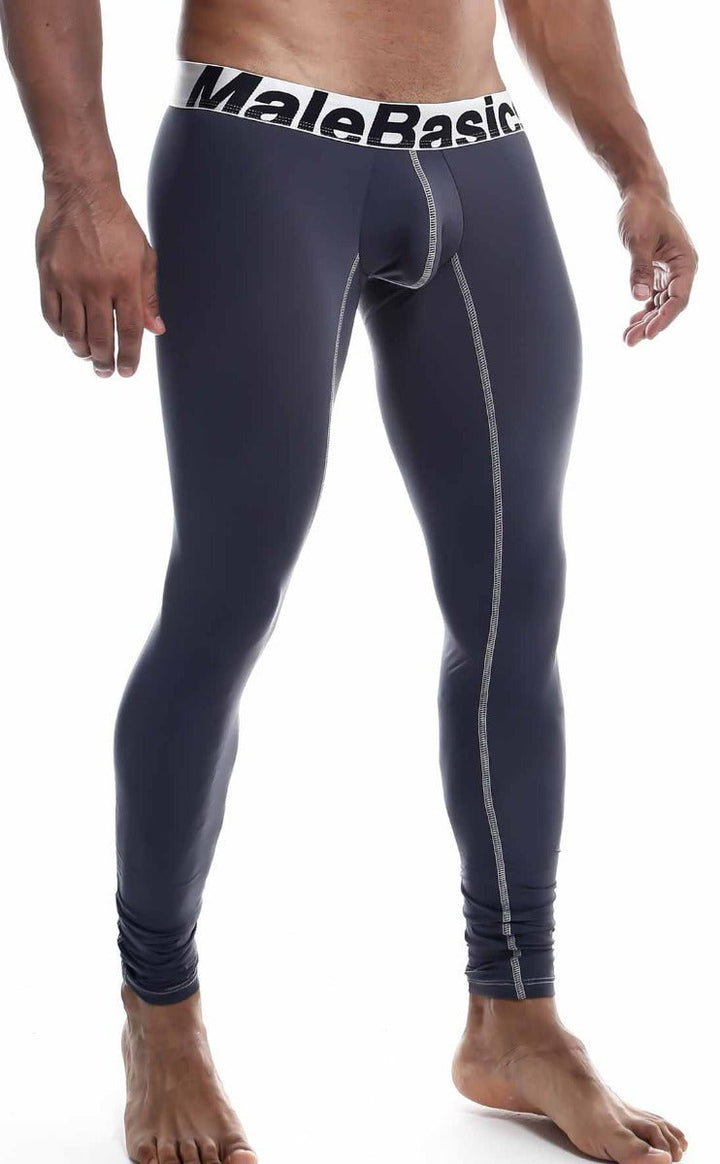 MaleBasics Microfiber LongJohn – Moisture-Wicking Thermal Base Layer for Men