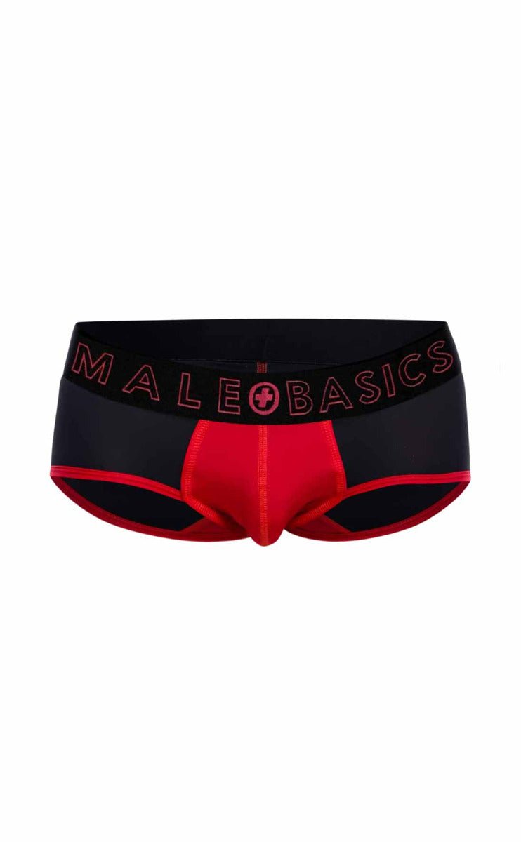 MaleBasics Neon Brief – Modern Contrast Pouch Brief with Moisture-Wicking Fabric