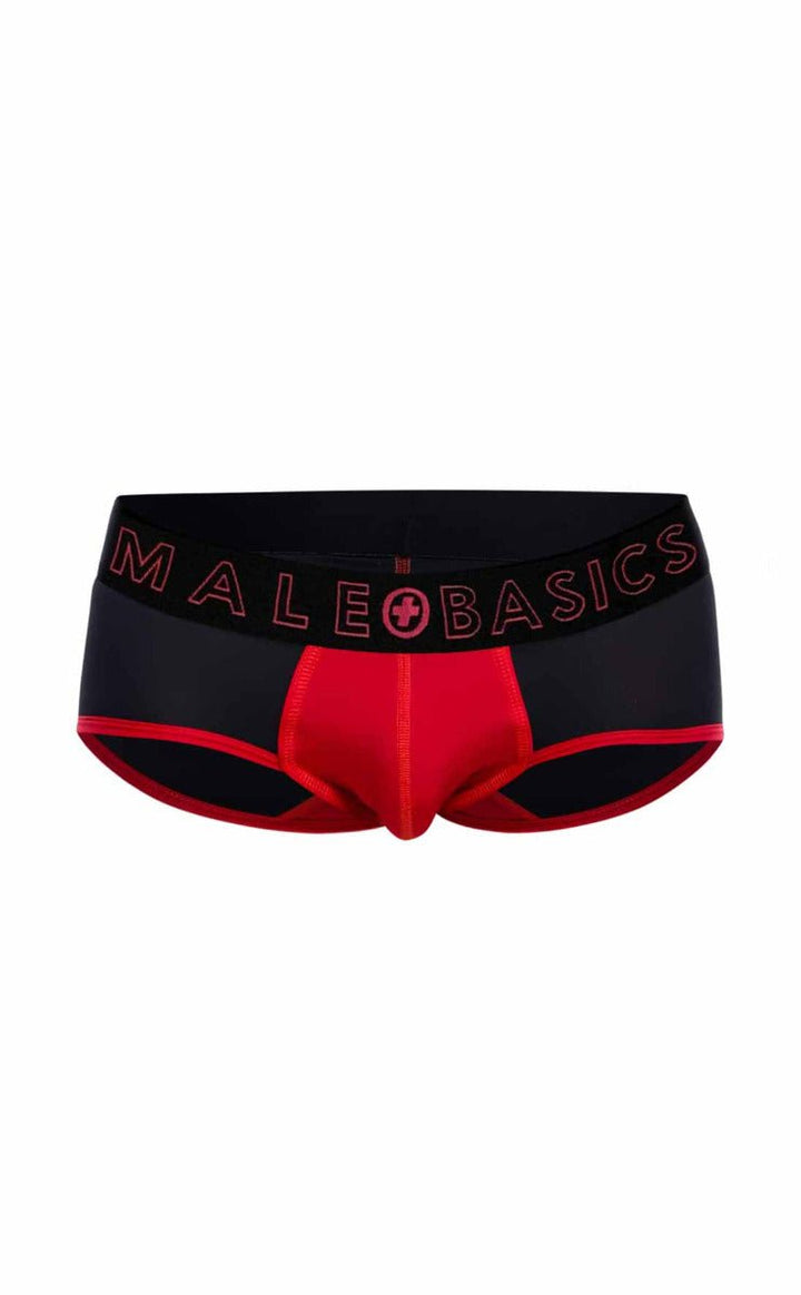 MaleBasics Neon Brief – Modern Contrast Pouch Brief with Moisture-Wicking Fabric