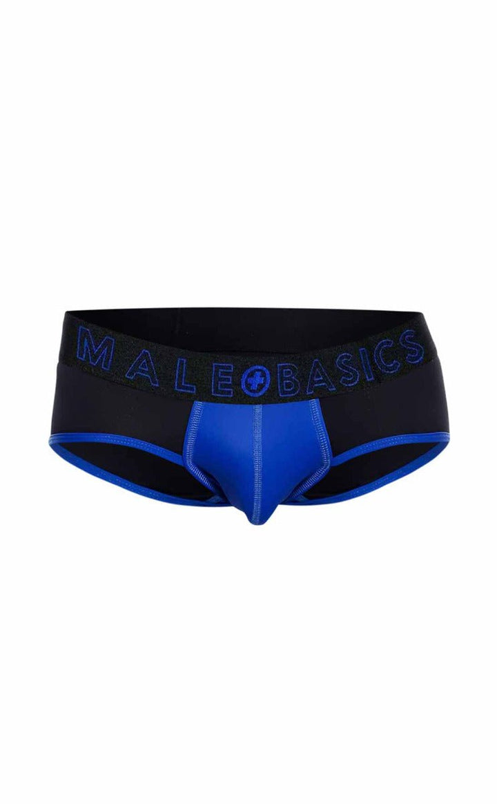 MaleBasics Neon Brief – Modern Contrast Pouch Brief with Moisture-Wicking Fabric