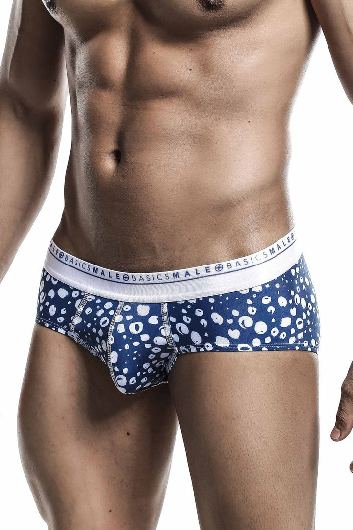 Malebasics Hipster Briefs for Men - Paros Print Low Rise Underwear