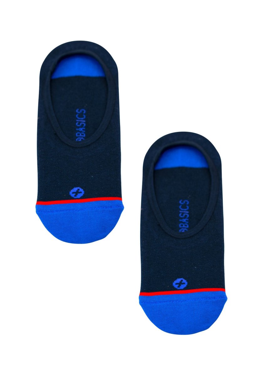 MaleBasics Men's No-Show Sock-Navy – Premium Cotton Low-Profile Hidden Socks