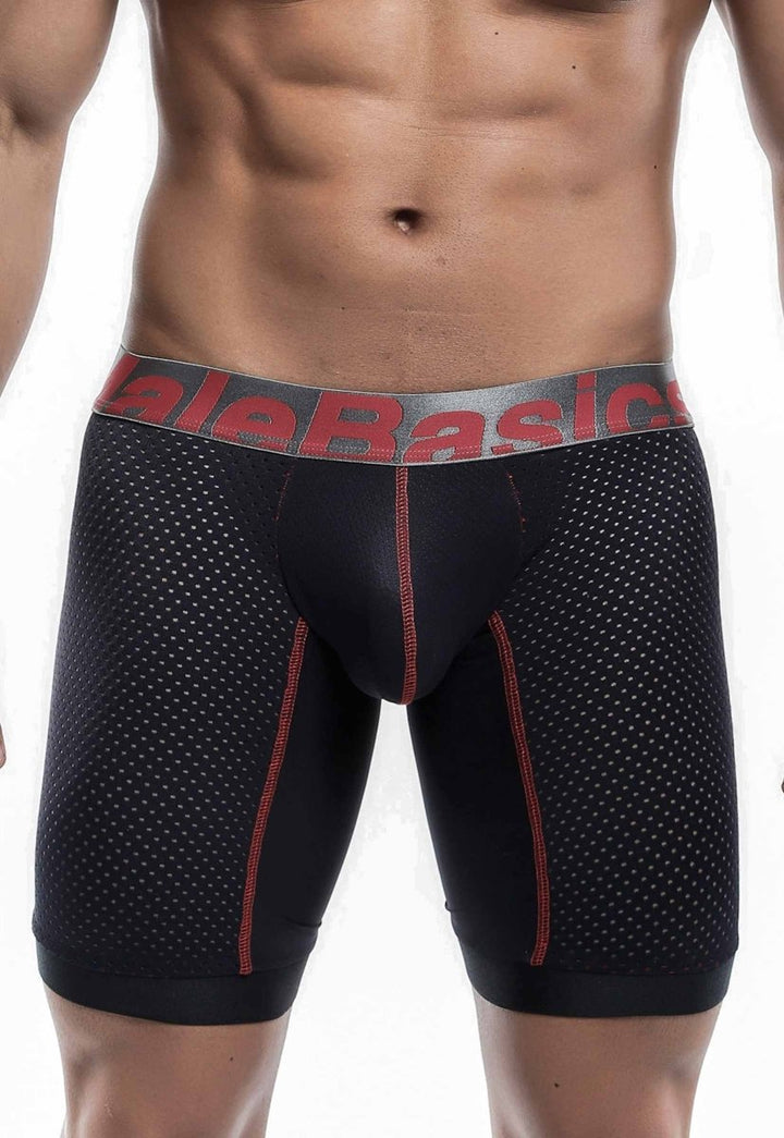 MaleBasics Men's Performance Titanium +Fit Athletic Boxer – Anti-Chafe HIIT & CrossFit Underwear