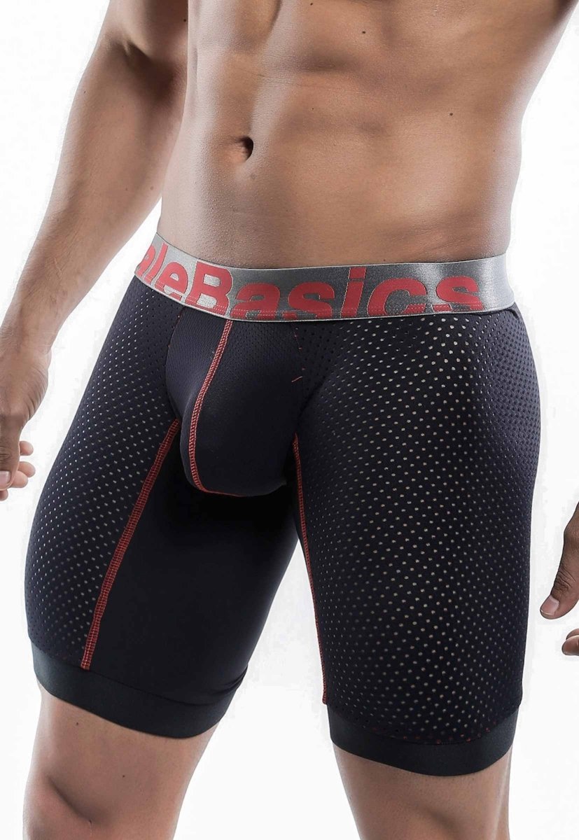 MaleBasics Men's Performance Titanium +Fit Athletic Boxer – Anti-Chafe HIIT & CrossFit Underwear