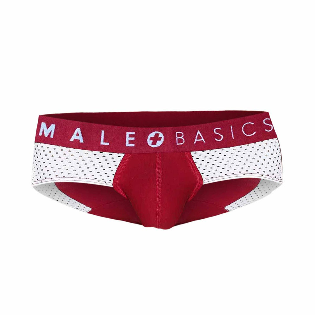 MaleBasics Men’s Dotted Boxer Briefs - Soft Cotton Stretch Underwear