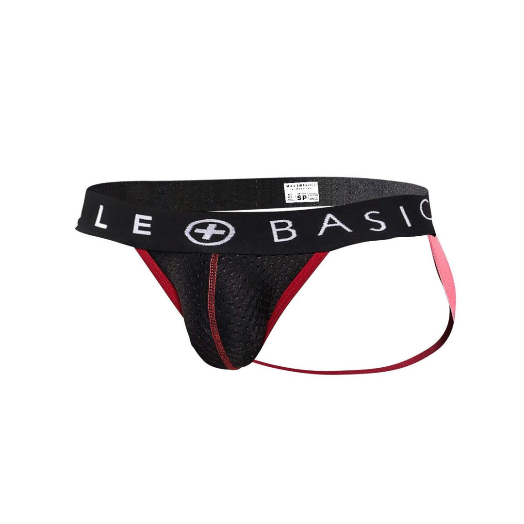 MaleBasics Spot Mesh Athletic Jockstrap - Breathable Performance Support
