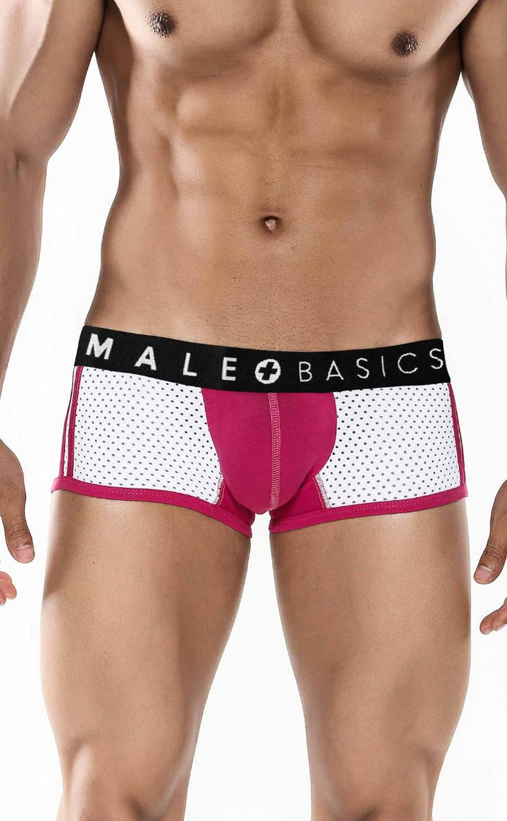MaleBasics Spot New Sexier Trunk – Bold Pink Athletic Fit Men's Underwear