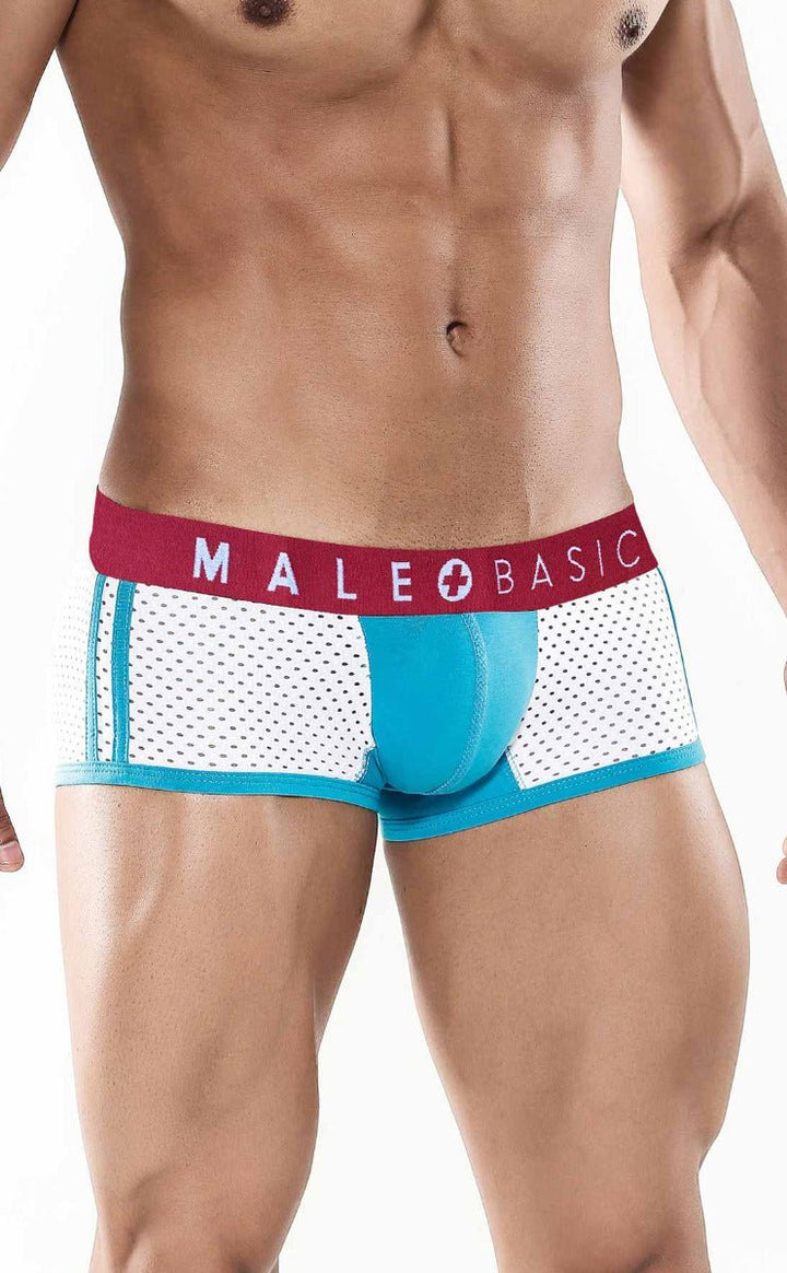 MaleBasics Turquoise Contour Trunk - Sexy Low-Rise Men's Underwear