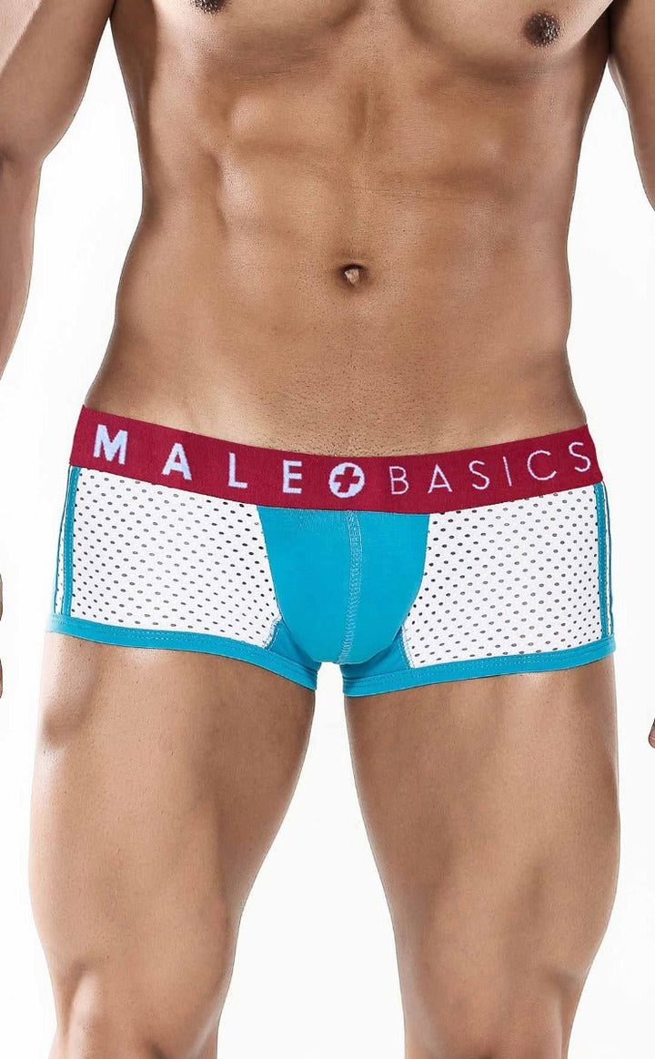 MaleBasics Turquoise Contour Trunk - Sexy Low-Rise Men's Underwear