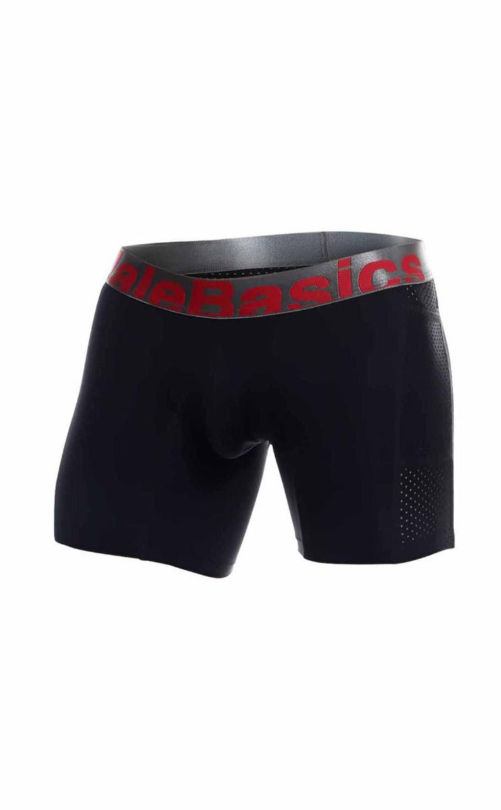 MaleBasics Men's Titanium Pocket Boxer Brief – Athletic Performance Underwear with Side Pocket & Isolated U-Pouch