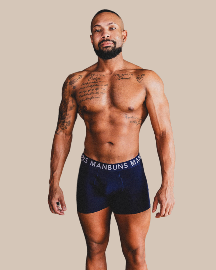 Manbuns Midnight Navy Boxer Brief | Micro Modal Pouch Underwear