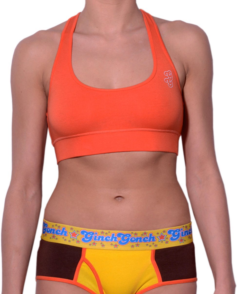 Ginch Gonch Women's Lemon Head Sports Bra