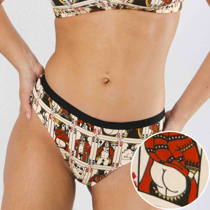 The Bottomless Blackjack | Vintage Playing Cards Cheeky Underwear