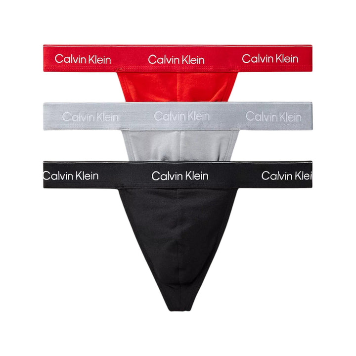 Calvin Klein Men's Icon Cotton Stretch 3-Pack Thongs
