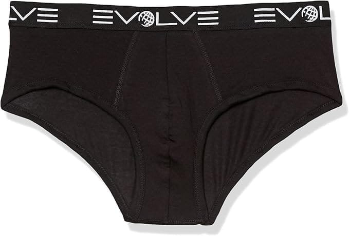 Evolve Men's Cotton Stretch 3-Pack No-Show Briefs