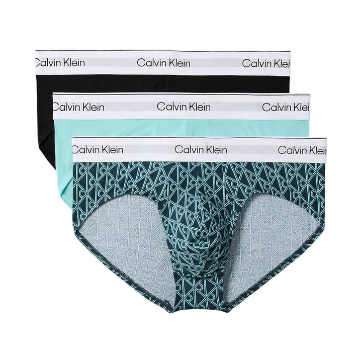 Calvin Klein Men's Icon Cotton Stretch 3-Pack Hip Briefs