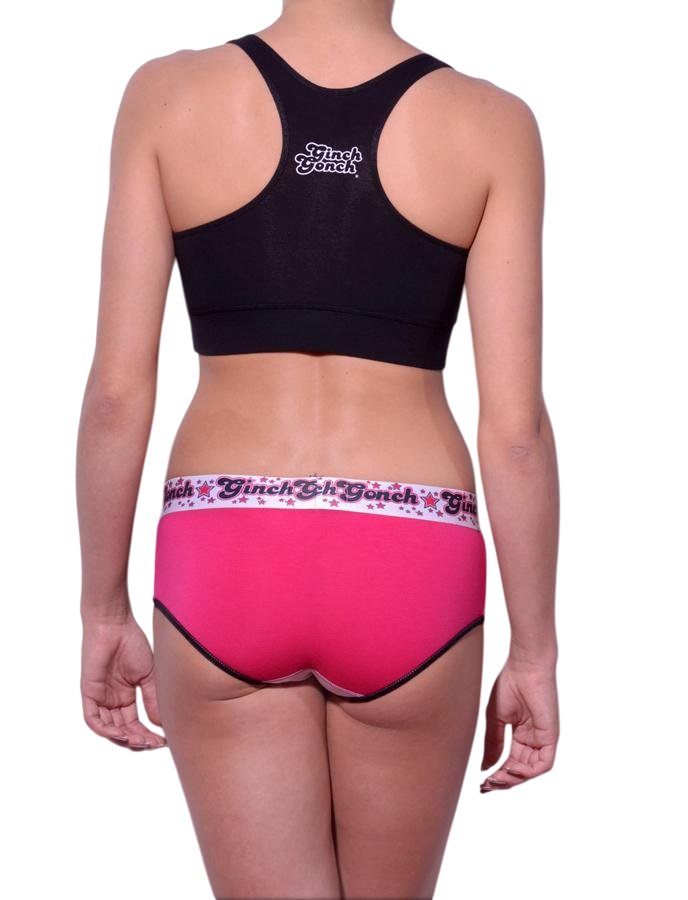 Ginch Gonch Women's Mean Pink Boyfriend Briefs