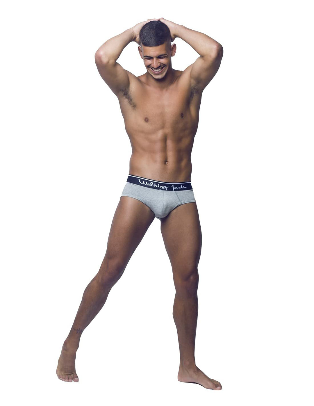 Walking Jack Solid Briefs Ash Large