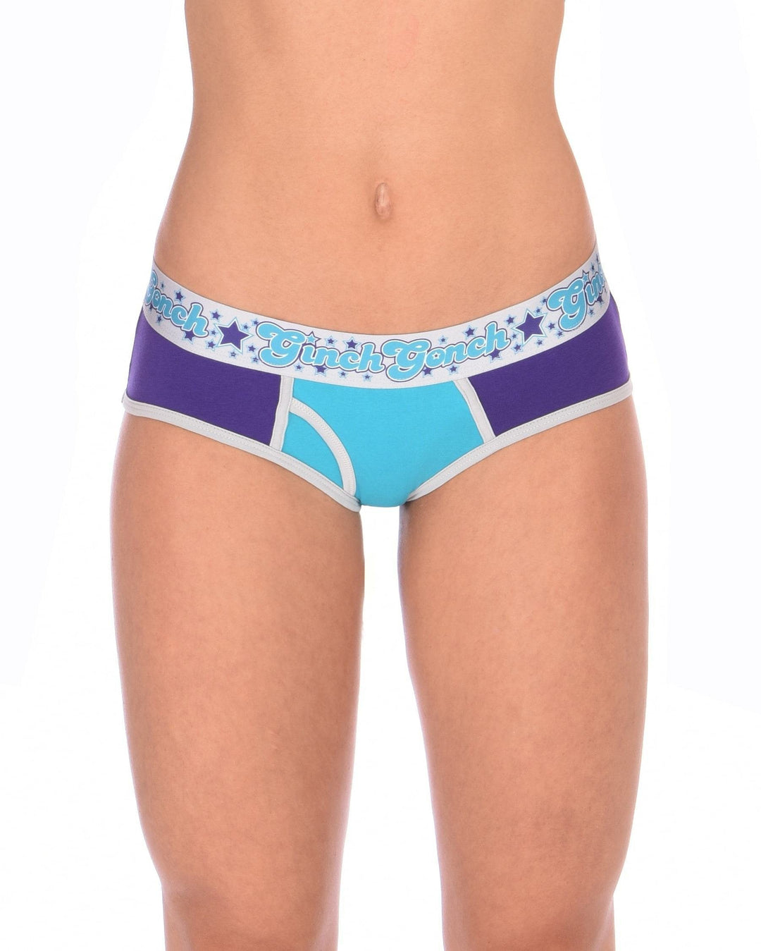 Ginch Gonch Women's Purple Haze Boyfriend Briefs