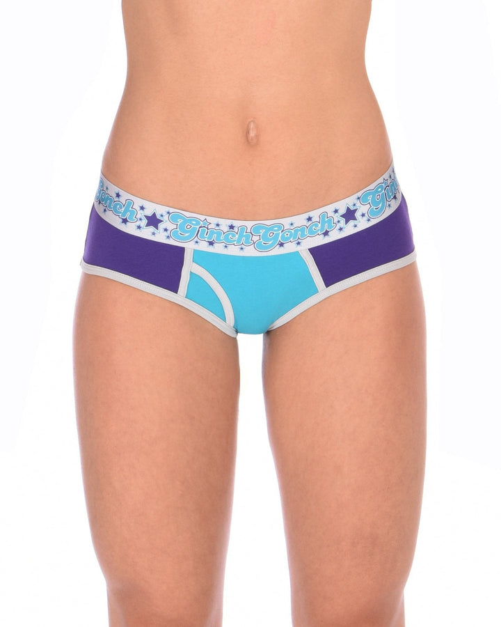 Ginch Gonch Women's Purple Haze Boyfriend Briefs