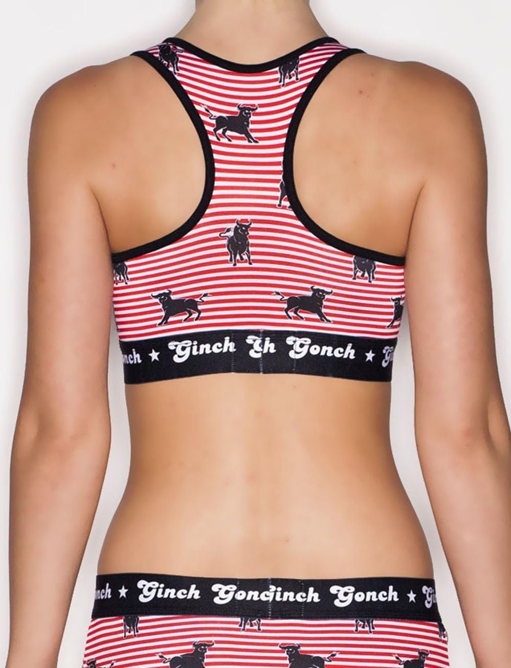 Ginch Gonch Women's Wild Bulls Sports Bra