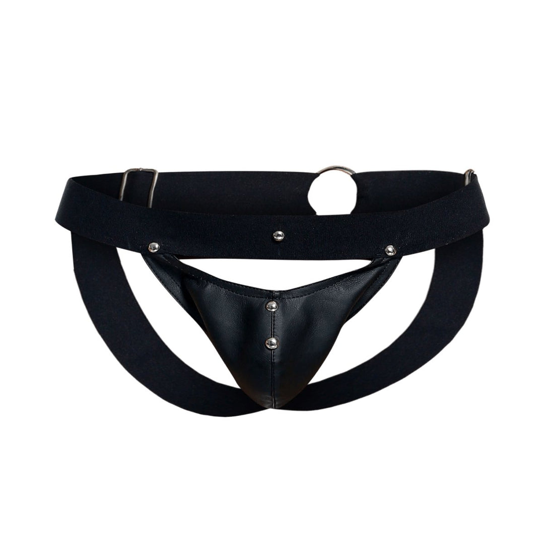 MALEBASICS DNGEON Mesh Jockstrap | Black Perforated Designer Underwear
