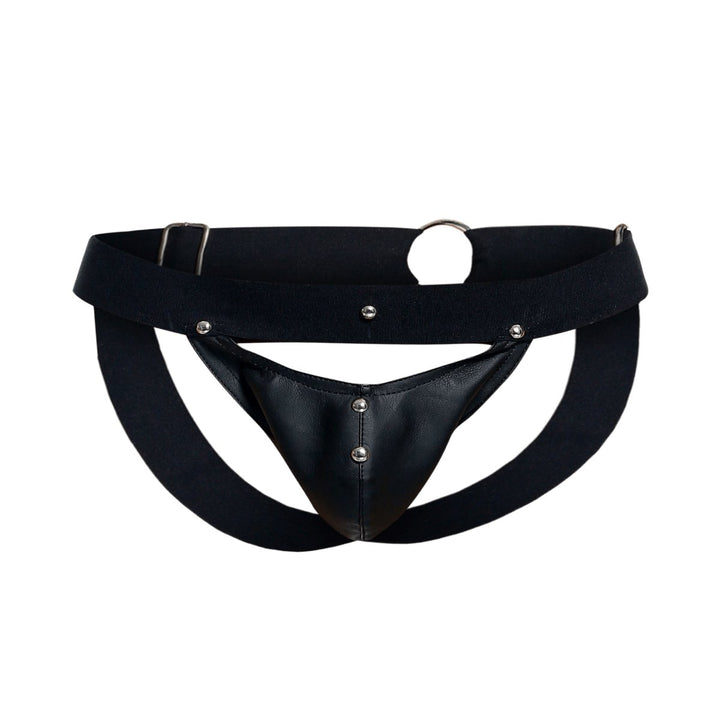 MALEBASICS DNGEON Mesh Jockstrap | Black Perforated Designer Underwear