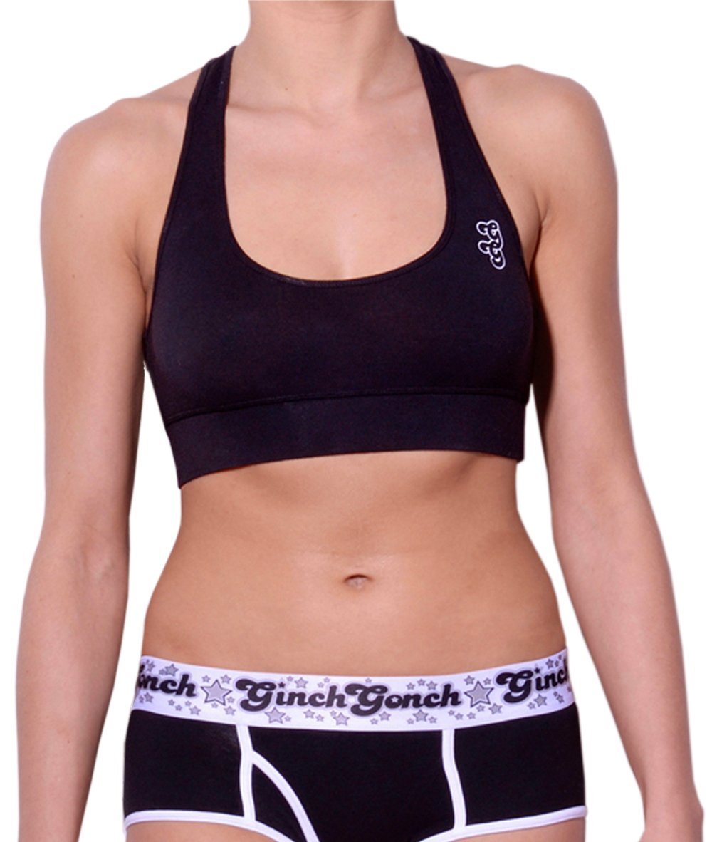 Ginch Gonch Women's Black Magic Sports Bra