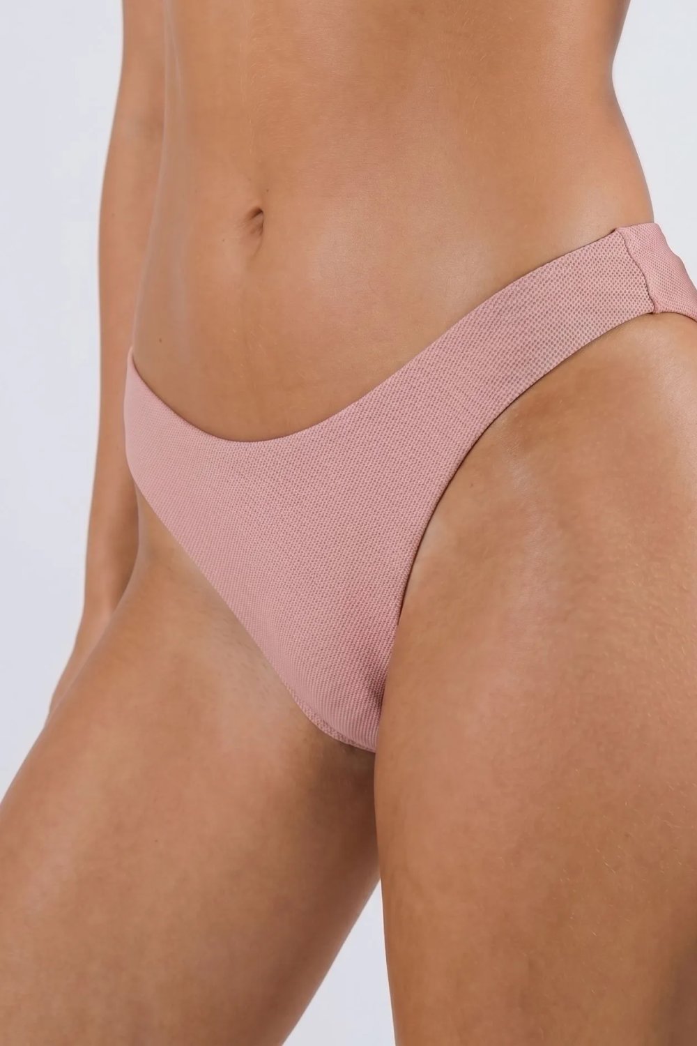 The Bell Pep Red Chambray Seamless Thong - Textured No-Show Stretch Panty
