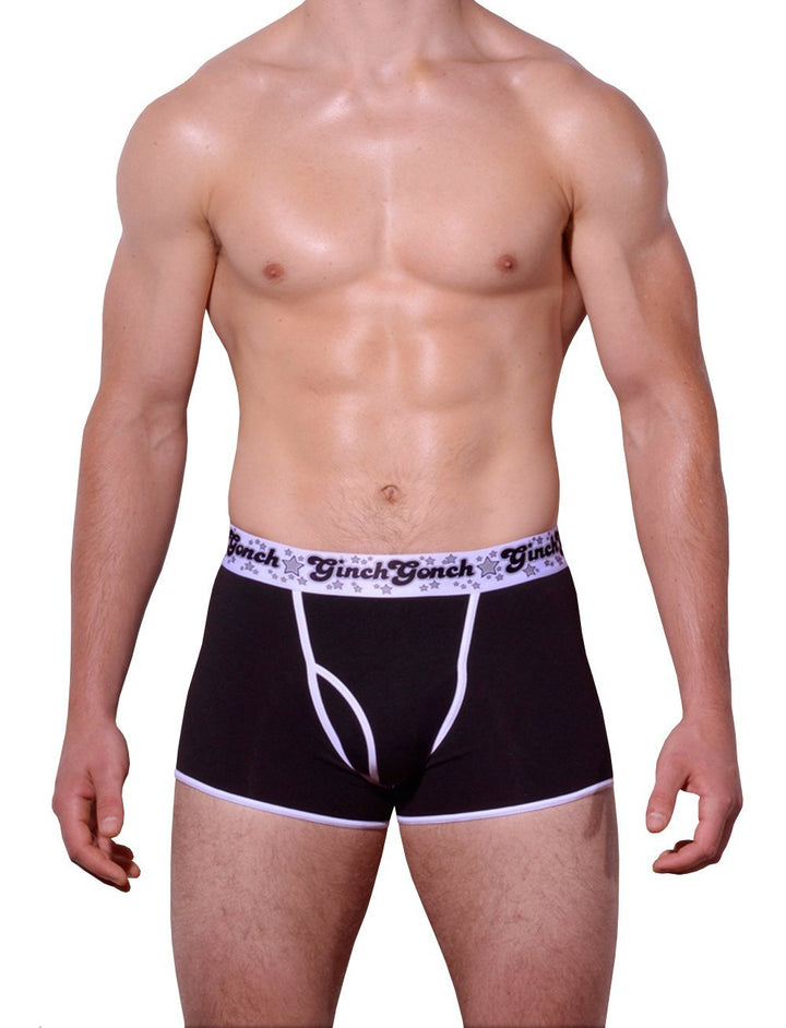 Ginch Gonch Black Magic Trunk - Cotton Stretch Short Boxer Brief Underwear