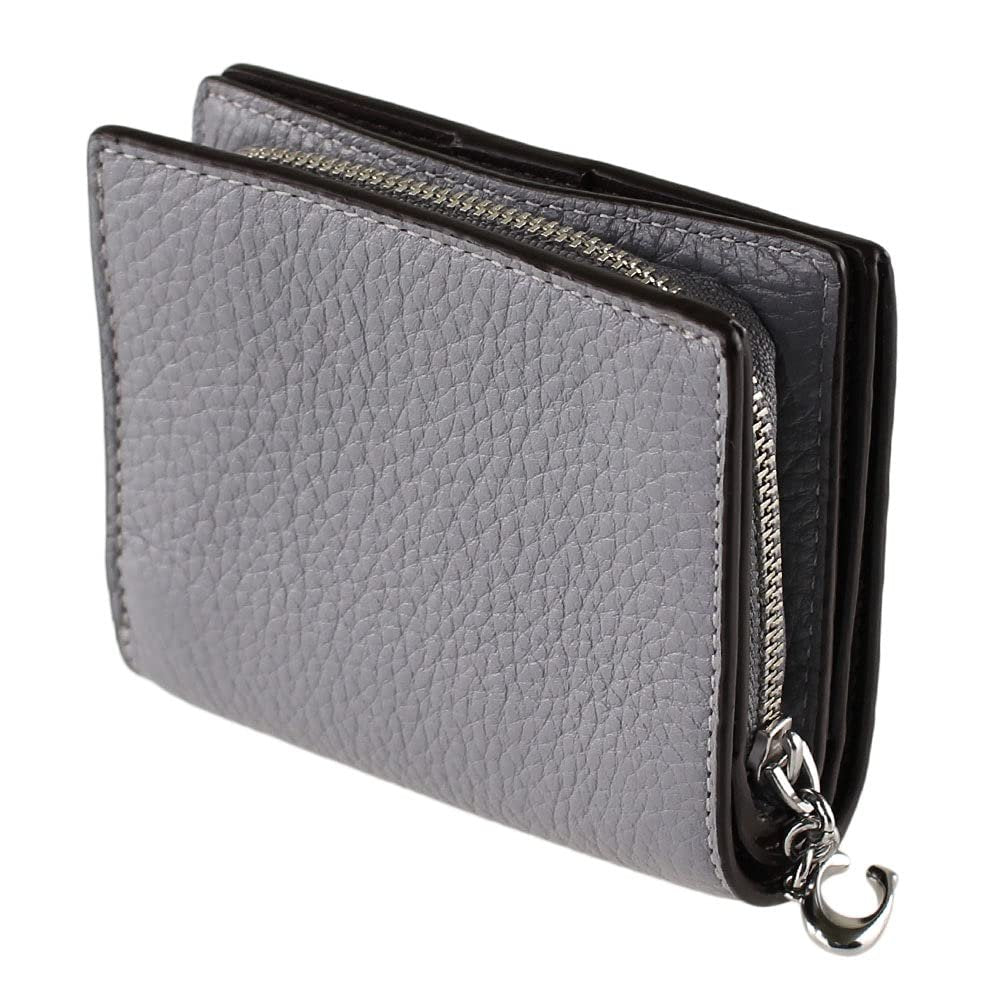 Coach Pebble Leather Snap Wallet Style No. C2862 Granite