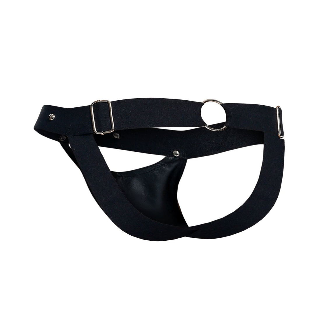 MALEBASICS DNGEON Mesh Jockstrap | Black Perforated Designer Underwear