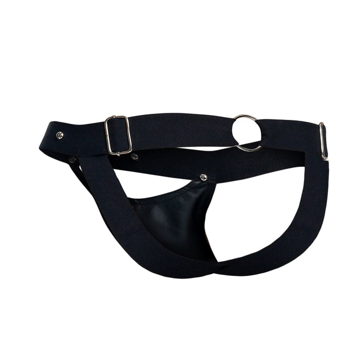 MALEBASICS DNGEON Mesh Jockstrap | Black Perforated Designer Underwear