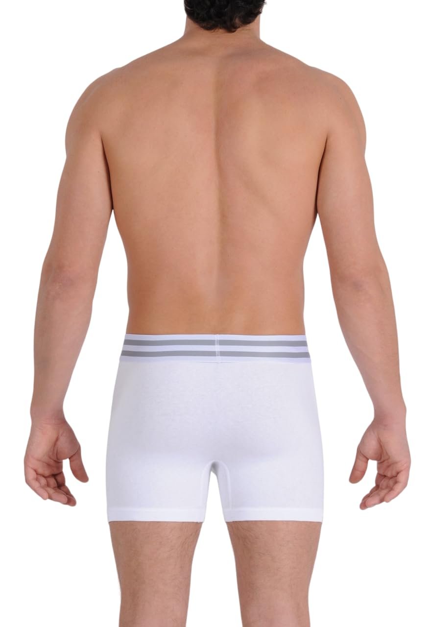 Ginch Gonch Signature Series Boxer Brief (White) - Cotton Jersey Underwear