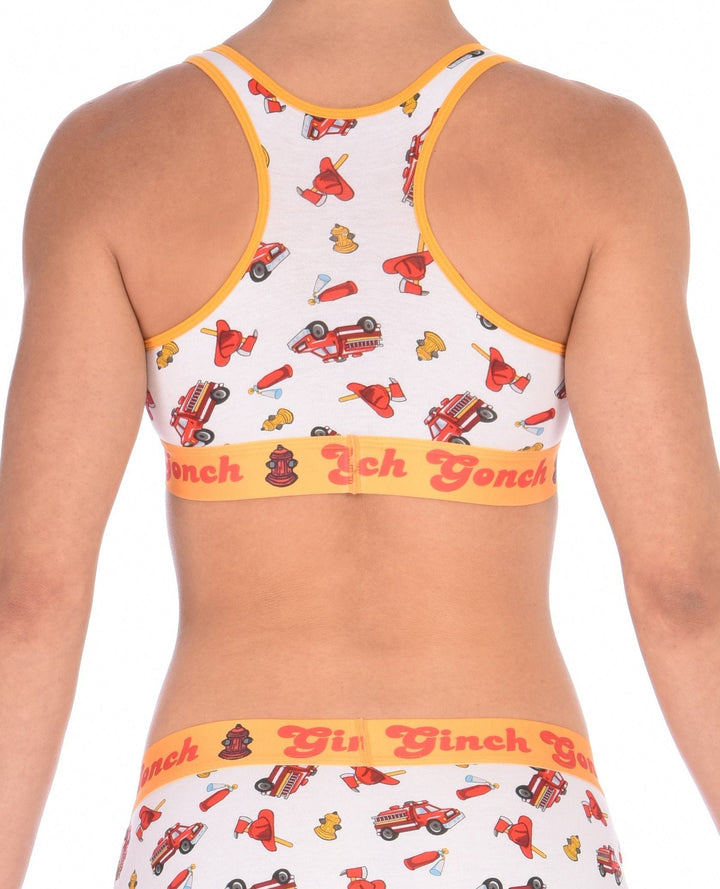 Ginch Gonch Women's GG Fire Fighters Sports Bra